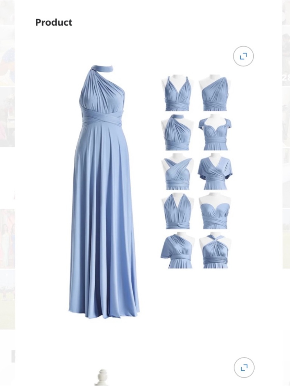 New Women 2X 72styles Infinity Dress, Multiway Maxi Bridesmaid with Bandeau,
